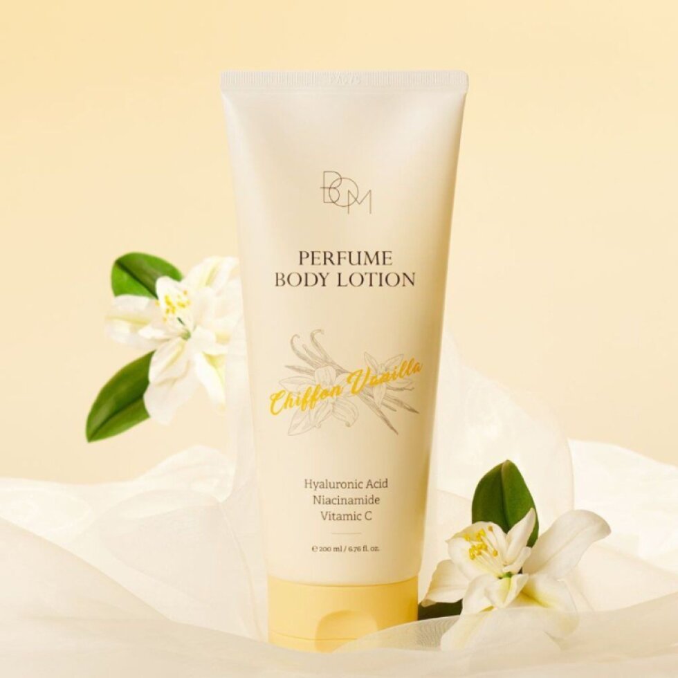 B.O.M. - Chiffon Vanilla Perfume Body Lotion - Parfemovaný tělový krém s vůní vanilky - 200 ml