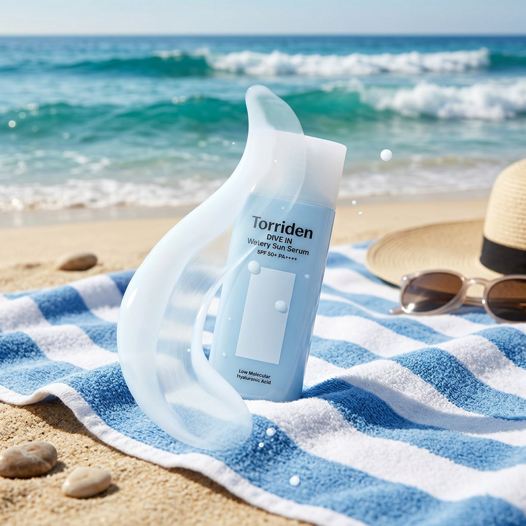 Torriden - DIVE-IN Watery Sun Serum - Hydratační sérová ochranná péče SPF - 50 ml