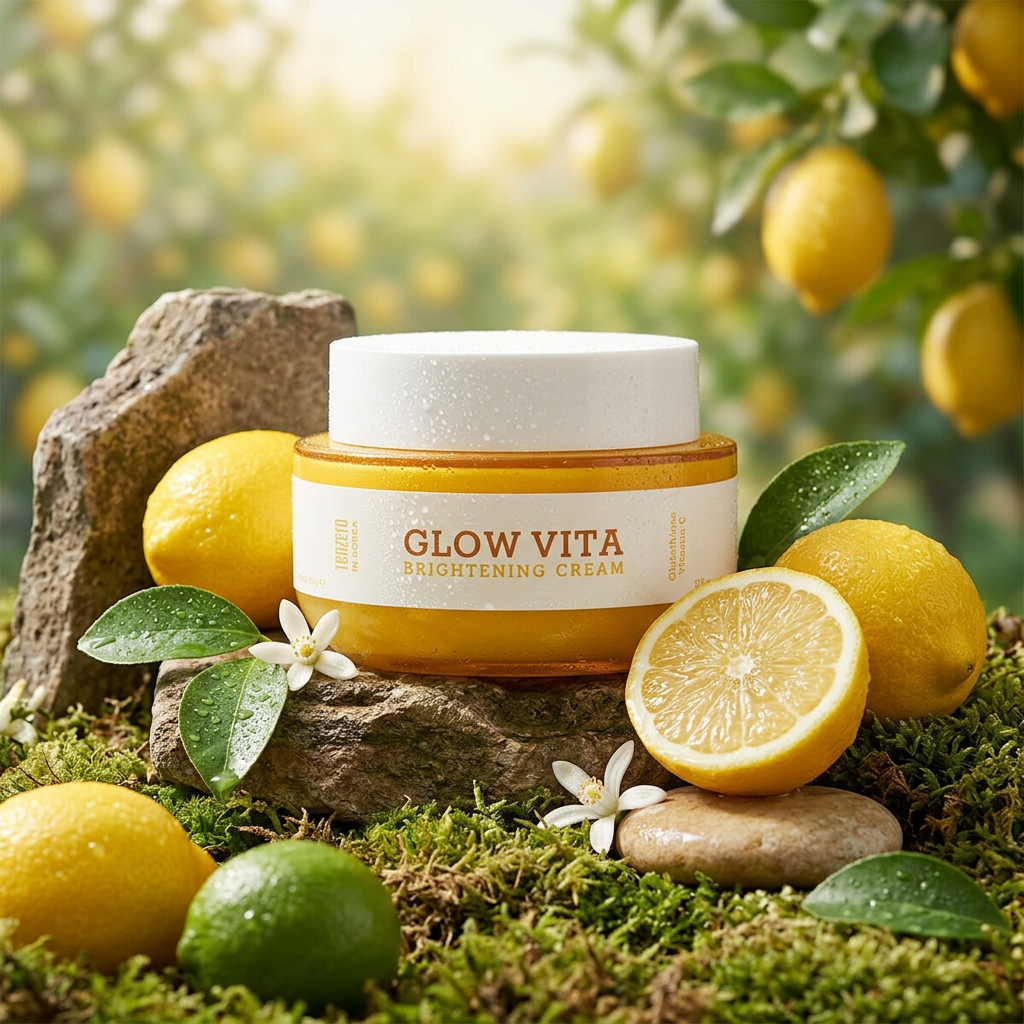 TENZERO - Glow Vita Brightening Cream - Rozjasňující pleťový krém s vitamíny Glow Vita - 100 g