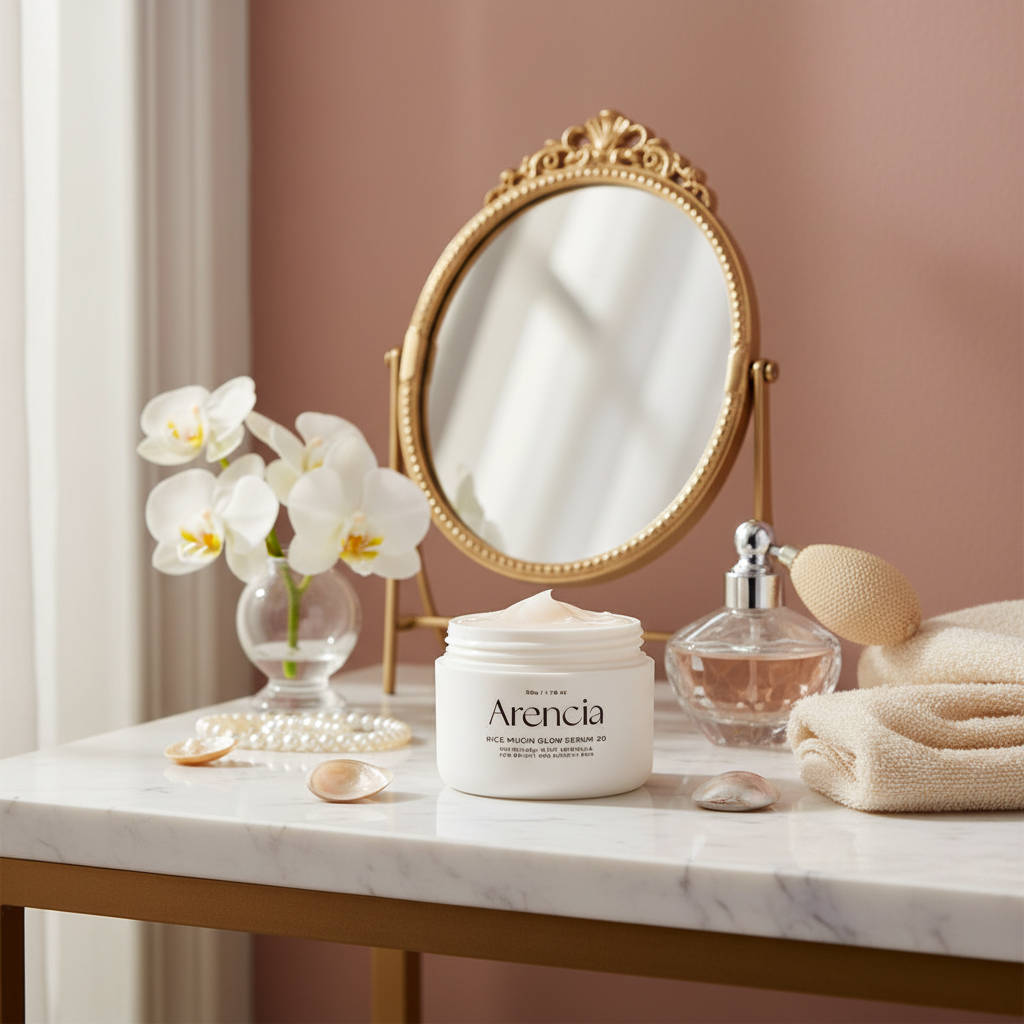 ARENCIA - Rice Mucin Glow Serum 30 - Rozjasňující sérum s fermentovanou rýží - 50 ml