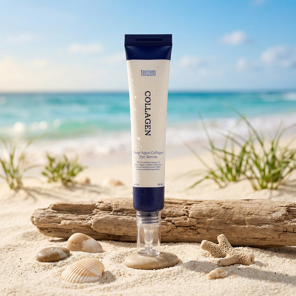 TENZERO - Deep Aqua Collagen Eye Serum 2X - Hloubkově hydratační kolagenové oční sérum - 30 ml