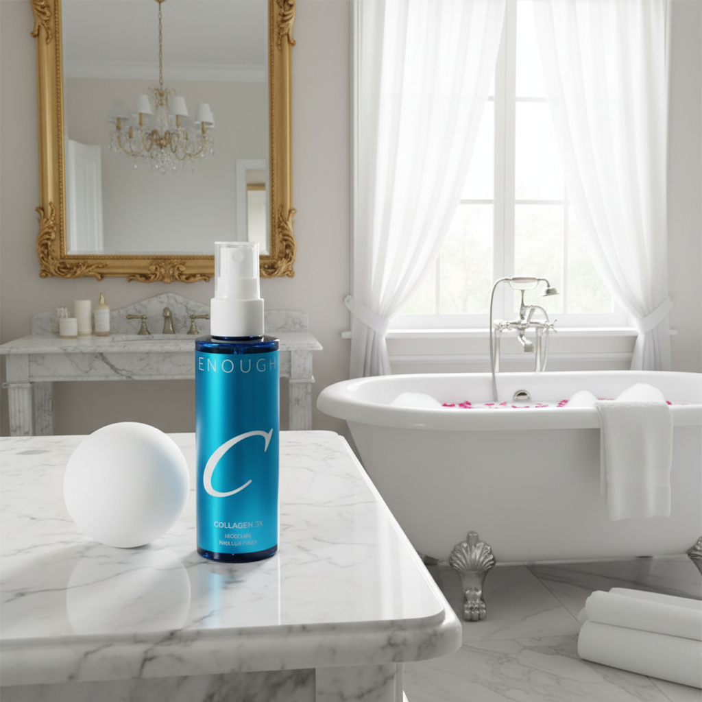 ENOUGH - Collagen 3X Moisture Makeup Fixer - Kolagenový hydratační fixační sprej na make-up - 100 ml