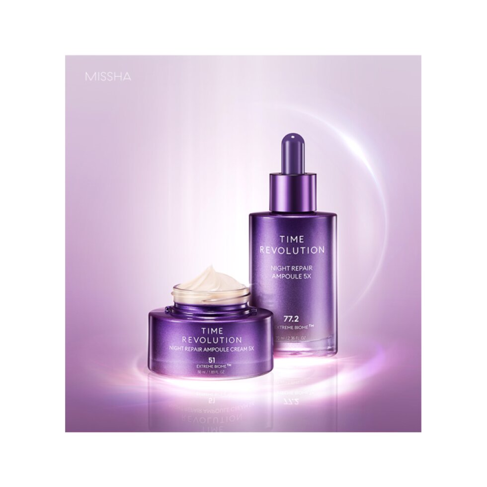 MISSHA - TIME REVOLUTION Night Repair Ampoule 5X - Intenzivní ochrana proti stárnutí pleti 50 ml