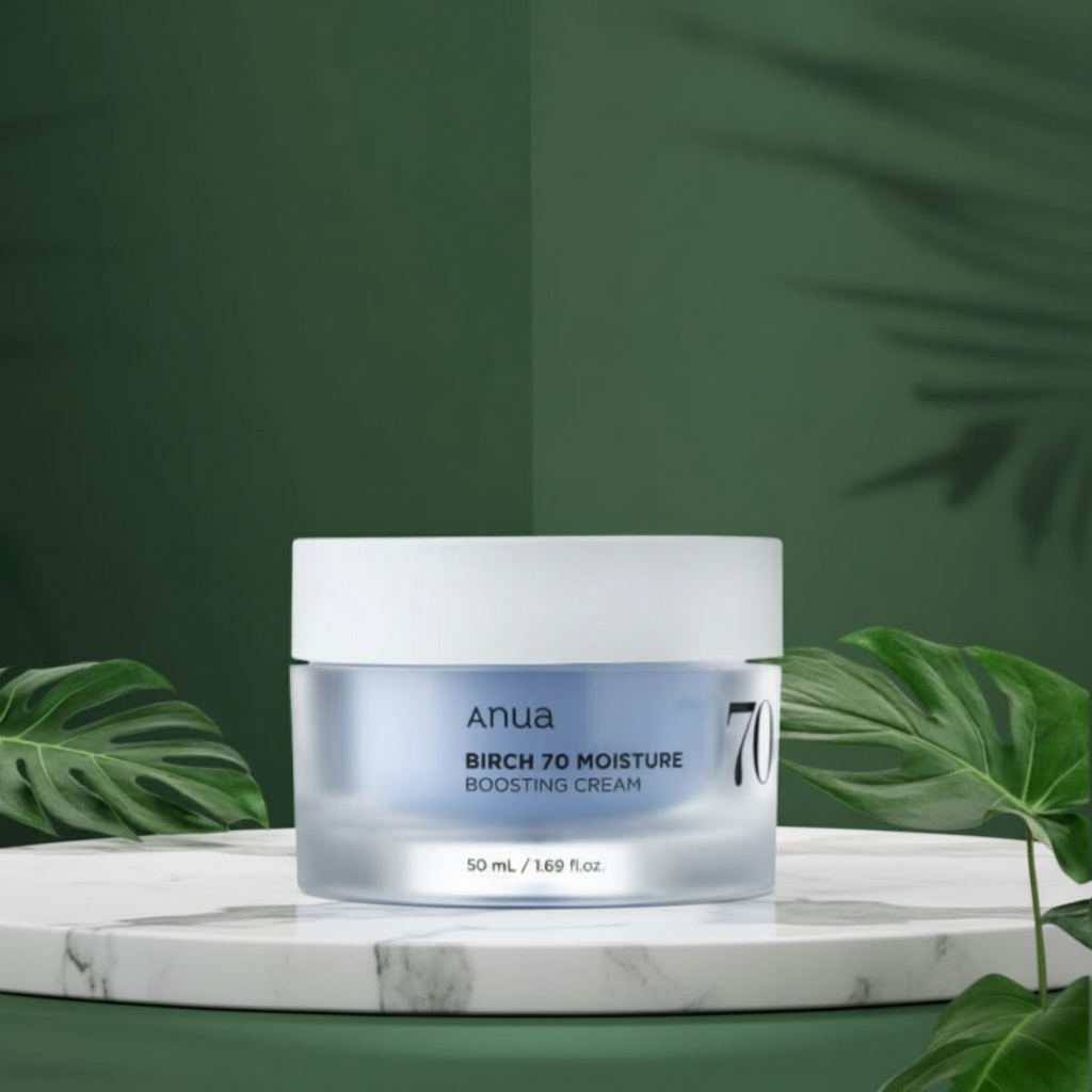 ANUA - Birch 70 Moisture Boosting Cream - Hydratační krém z březové mízy - 50 ml