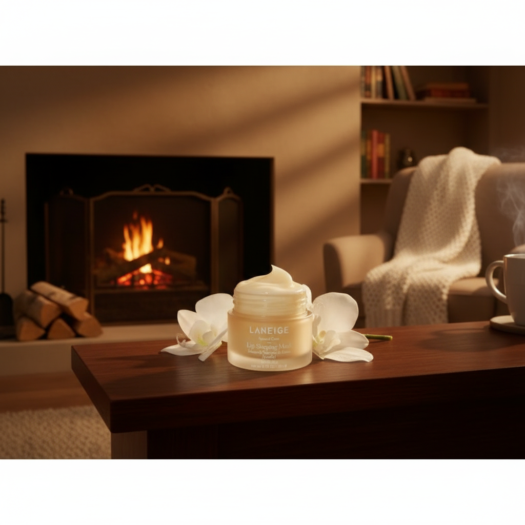 Laneige - Lip Sleeping Mask Vanilla - Intenzivně regenerující maska na rty Vanilka - 20 g