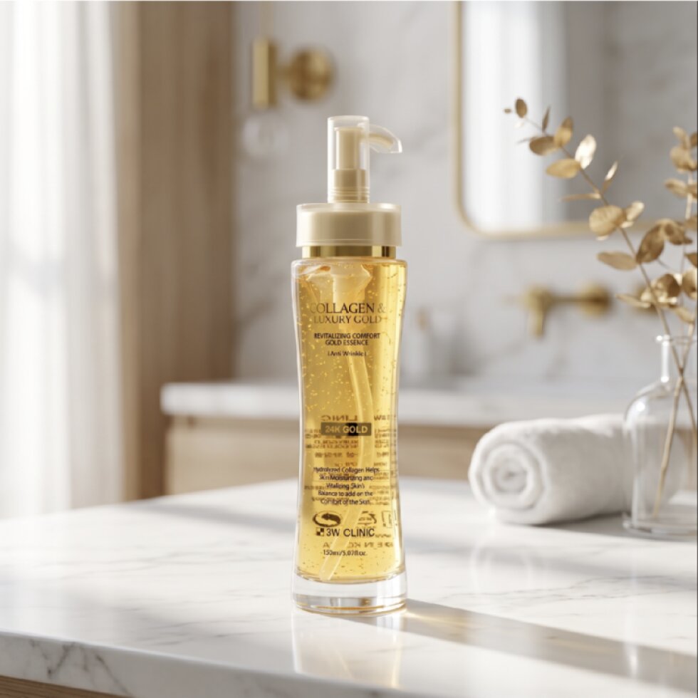 3W CLINIC - Collagen & Luxury Gold Hair Mist - Vlasová mlha s kolagenem a luxusním zlatem - 210 ml
