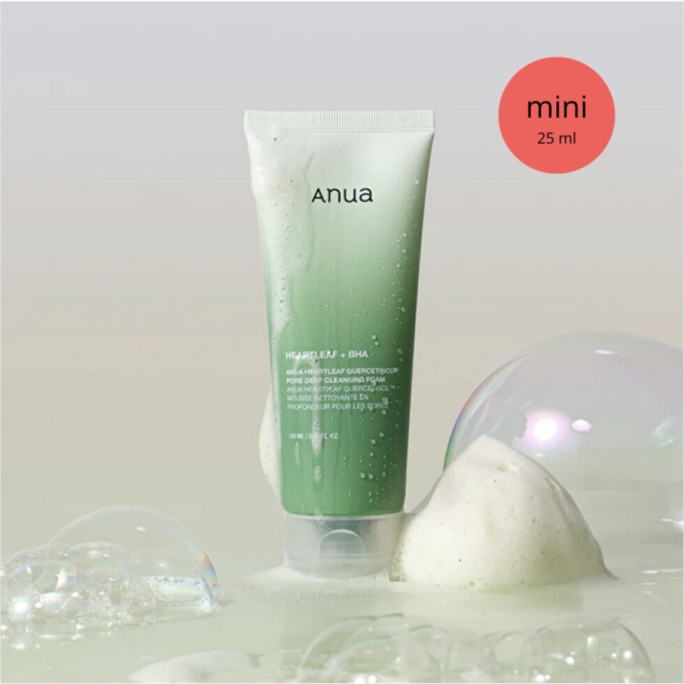 ANUA - Heartleaf Quercetinol Pore Deep Cleansing Foam Mini - Mini hloubkově čisticí pěna na póry - 25 ml