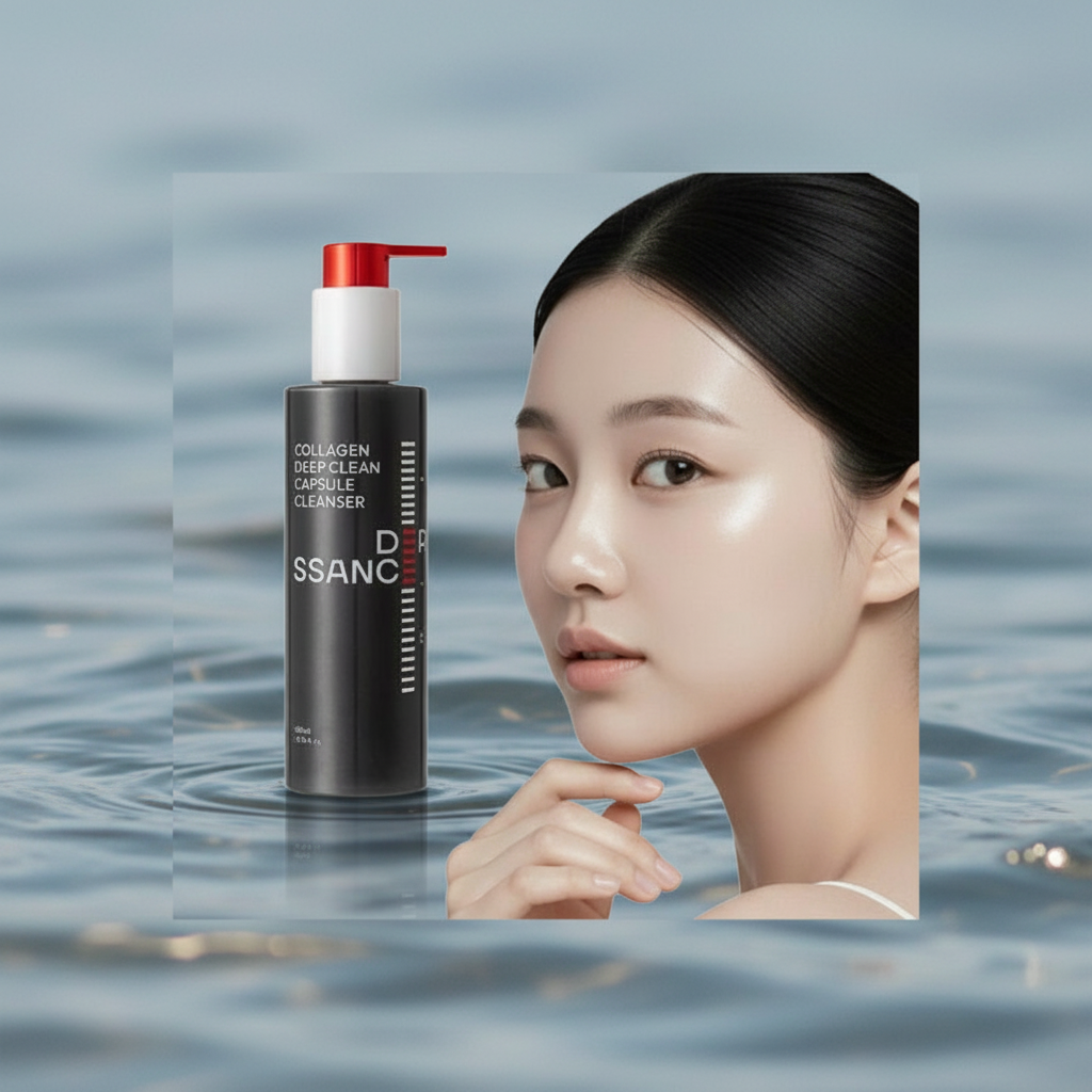 DERMARSSANCE - Collagen Deep-Clean Capsule Cleanser - Hloubkově čisticí cleanser s kolagenem - 200 ml