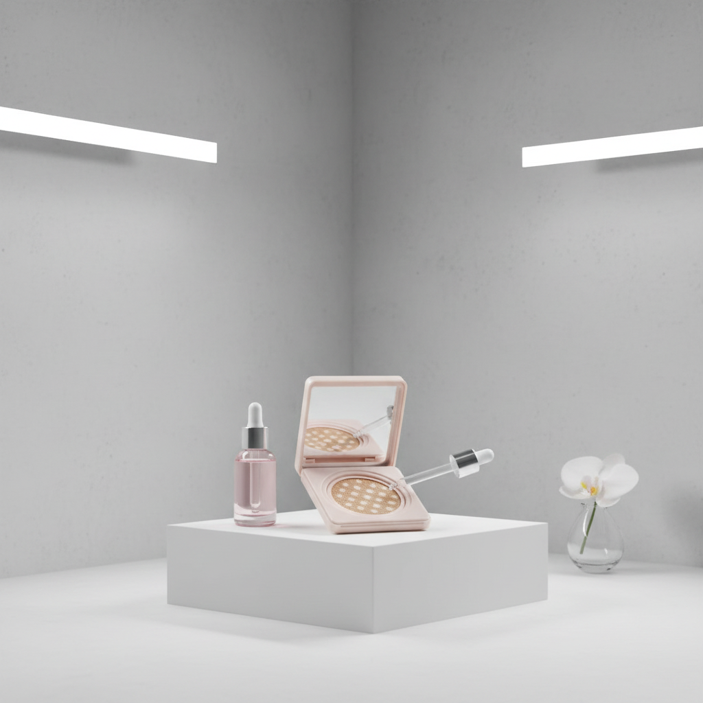 ELROEL - Dot Ampoule Cushion 21 Light Beige - Cushion make-up s pečujícími složkami a PDRN v odstínu 21 LIGHT BEIGE - 15 g