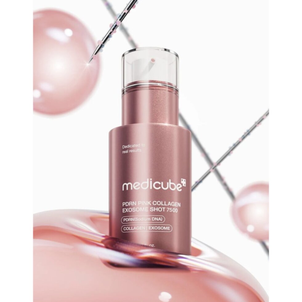 Medicube - PDRN Pink Collagen Exosome Shot Serum 7500 - Sérum s PDRN, růžovým kolagenem a exosomy - 30 ml