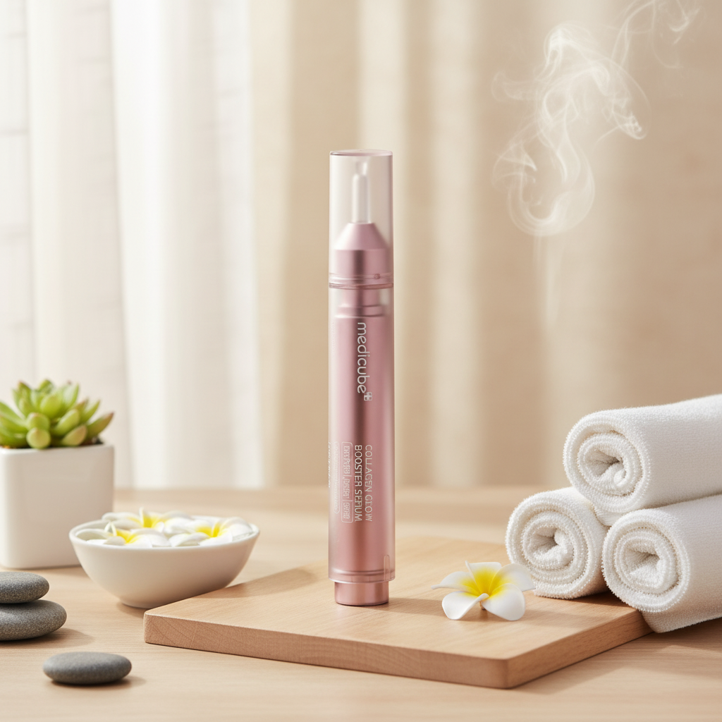 Medicube - Collagen Glow Booster Milk Serum - Hydratační pleťové sérum s kolagenem - 15 ml