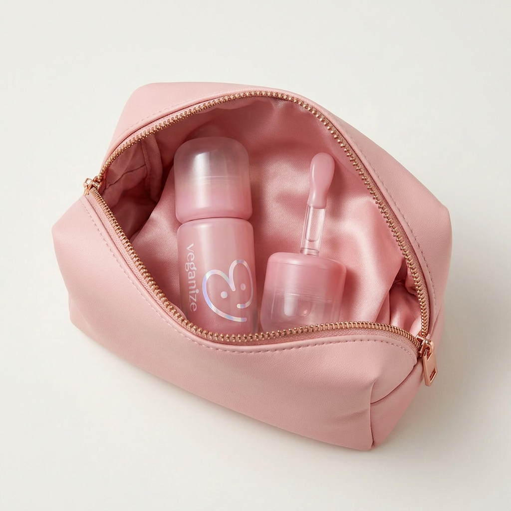 VEGANIZE - 4D Dewyshine Lip Oil Pearl Gloss 07 Pink Mellow - Třpytivý olej na rty s perleťovým leskem - 4 g