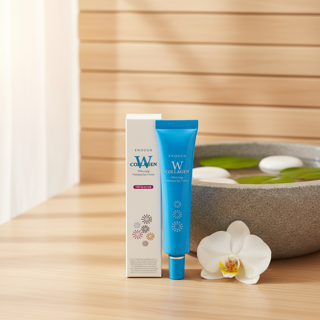 ENOUGH - W Collagen Whitening Premium Eye Cream - Prémiový rozjasňující oční krém s kolagenem - 30 ml