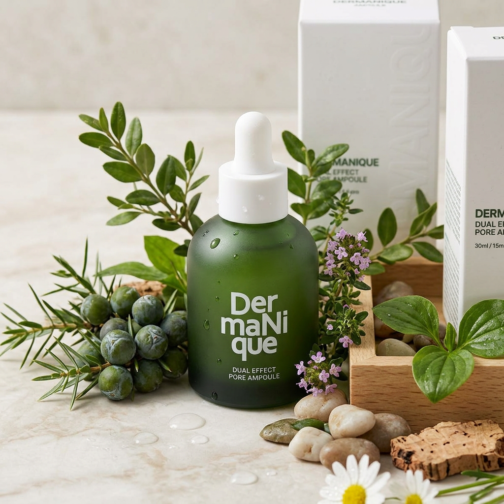 DERMANIQUE - Dual Effect Pore Ampoule - Ampule pro čištění a stažení pórů s dvojím účinkem - 30 ml