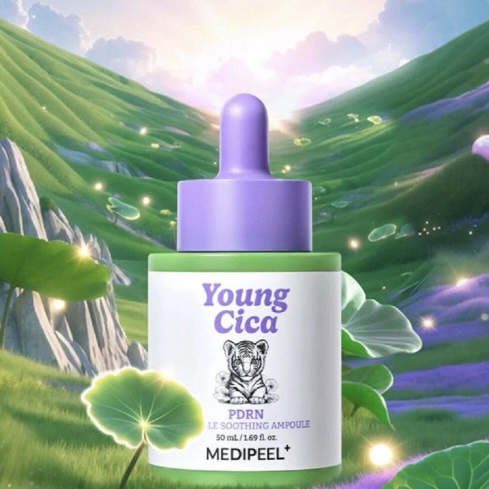 MEDI-PEEL- Young Cica PDRN Trouble Soothing Ampoule - Zklidňující ampule Young Cica s PDRN pro problematickou pleť - 50 ml