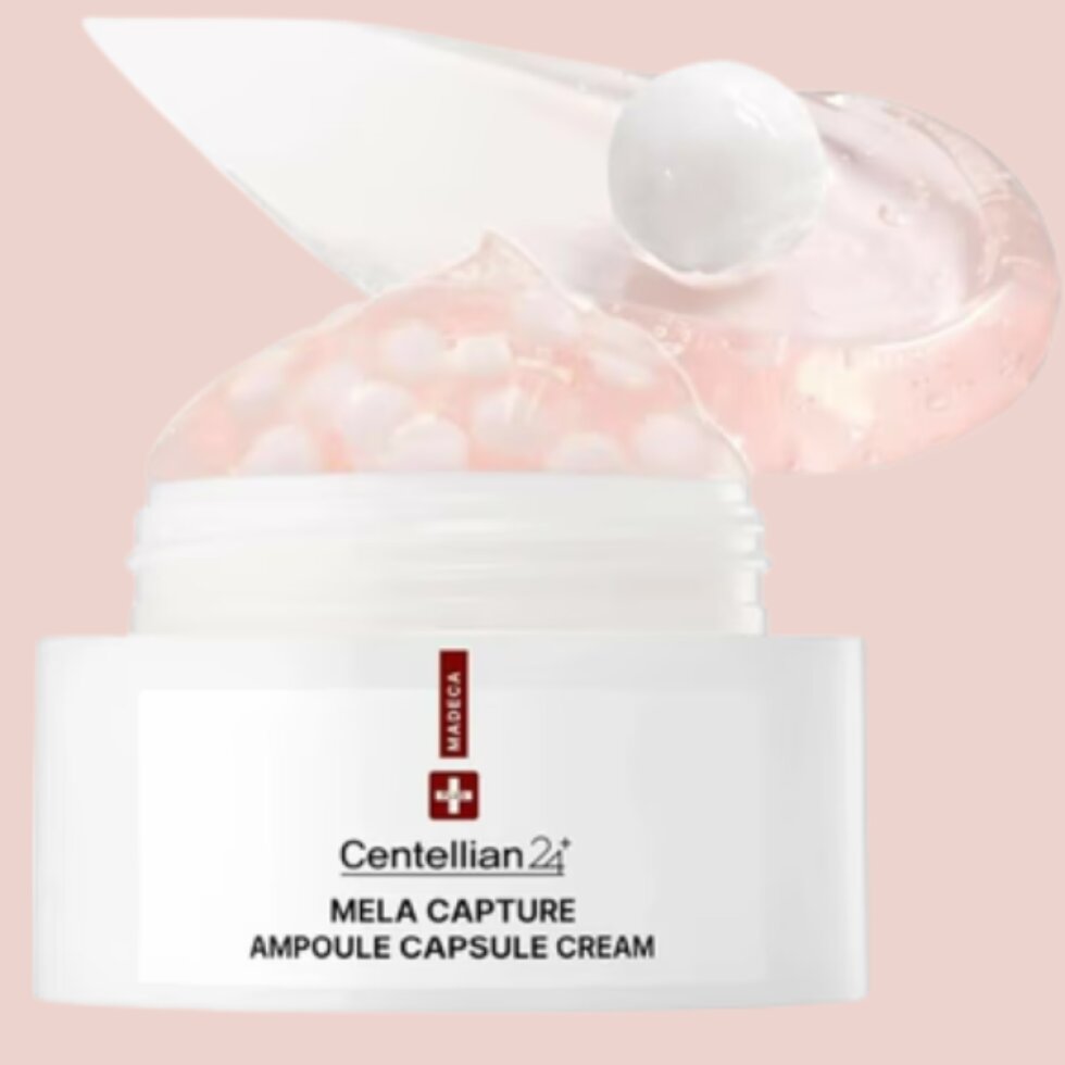 CENTELLIAN24 - Madeca Mela Capture Ampoule Capsule Cream - Rozjasňující a revitalizační krém s inovativní technologií kapslí - 55 ml