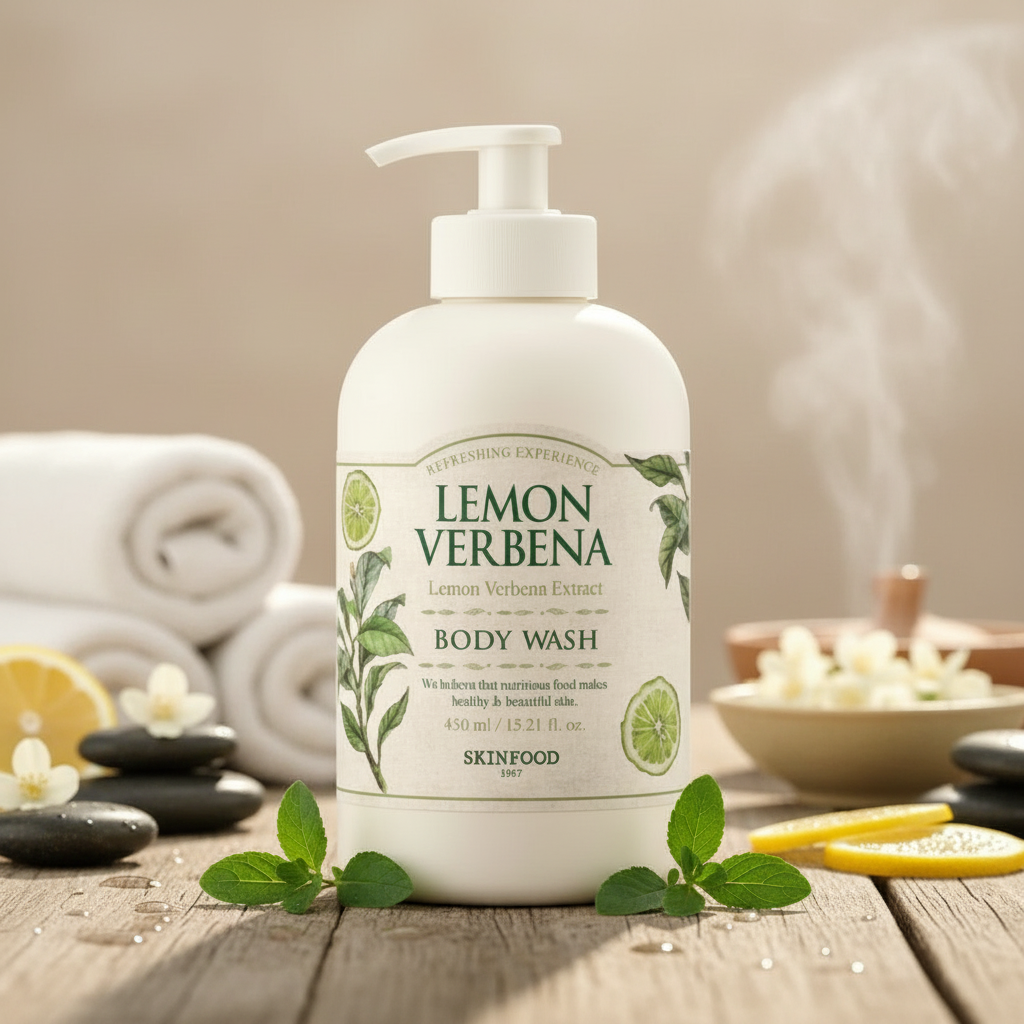 SKINFOOD - Lemon Verbena Body Wash - Sprchový gél s citrónovou verbénou - 450 ml