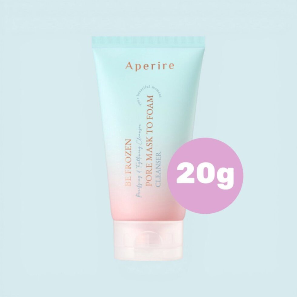 APERIRE - Be Frozen Pore Mask To Foam Cleanser - Čisticí pěnový cleanser na póry pro čistou pleť - 20 g