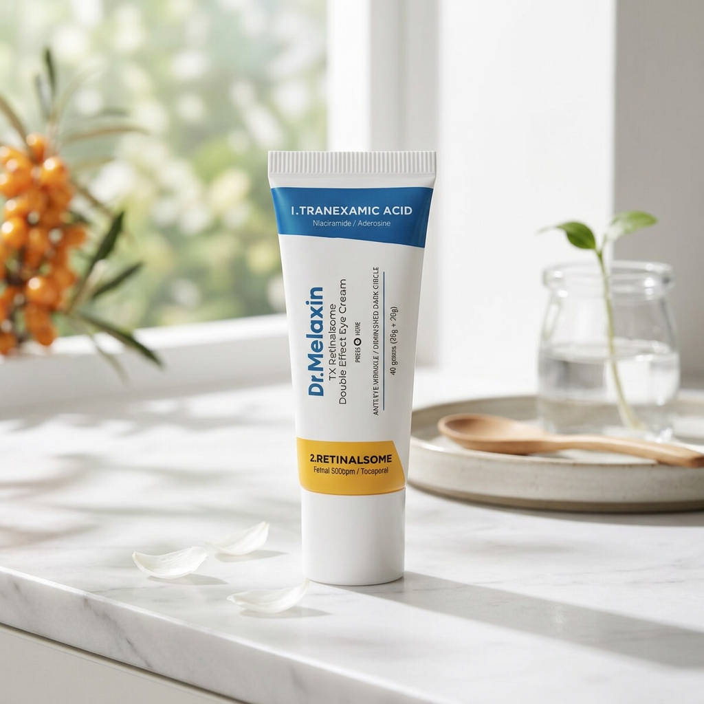 DR. MELAXIN - TX Retinalsome Double Effect Eye Cream - Zpevňující oční krém s tranexamovou kyselinou a lipozomálním retinalem - 40g