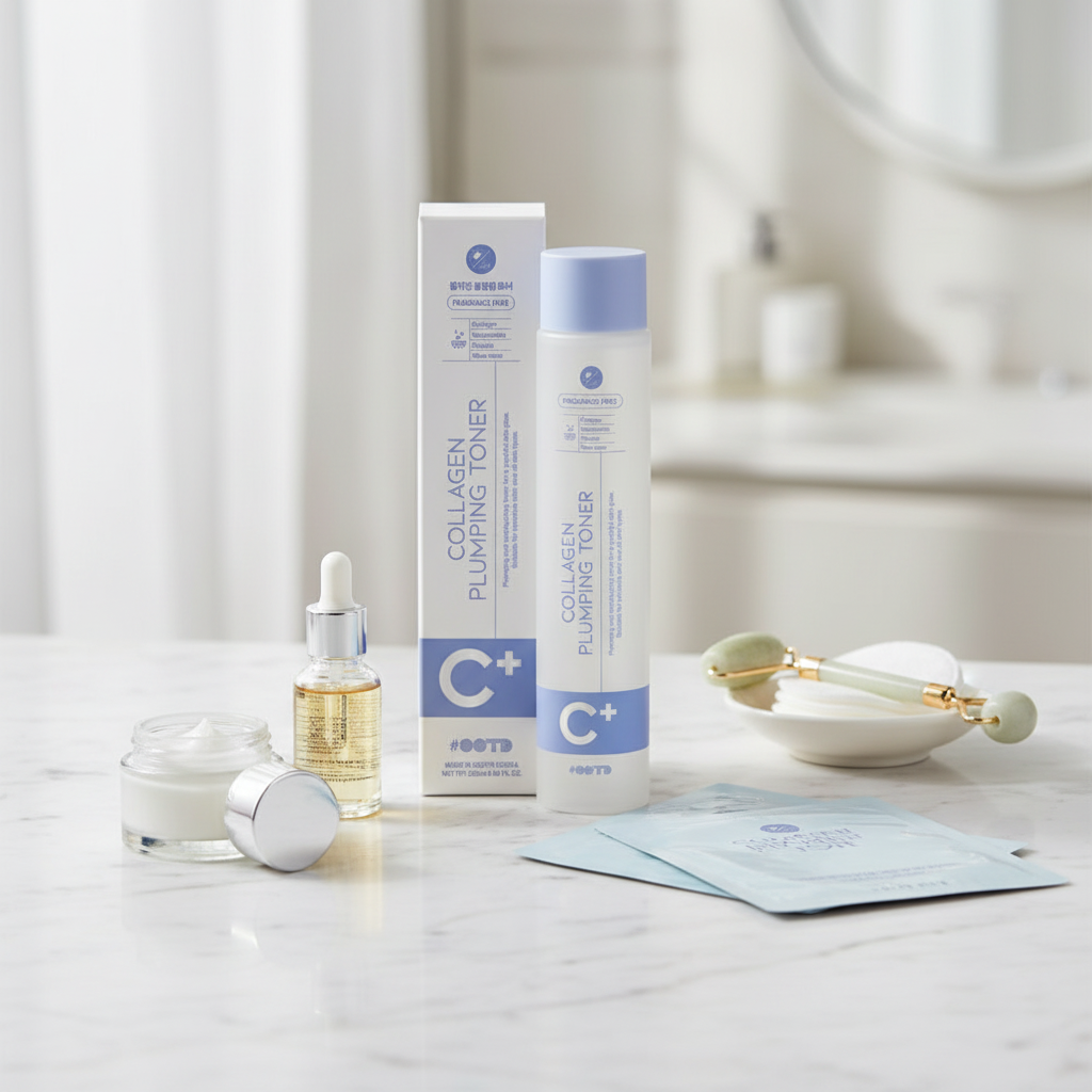 Ootd - Collagen Plumping Toner A.M. - Ranní kolagenový hydratační toner - 250 ml