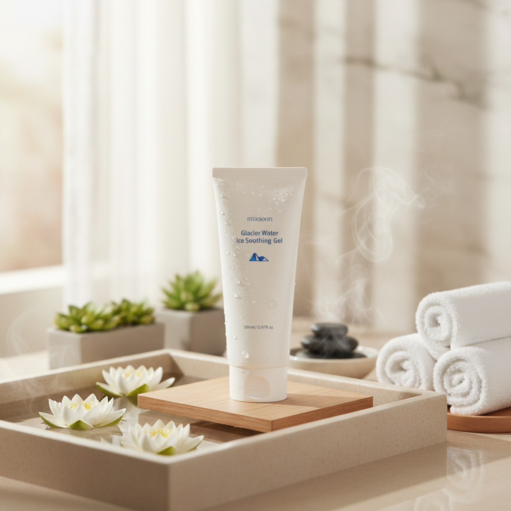 MIXSOON - Glacier Water Ice Soothing Gel - Hydratační gelový krém na tělo i obličej s chladivým efektem- 150 ml