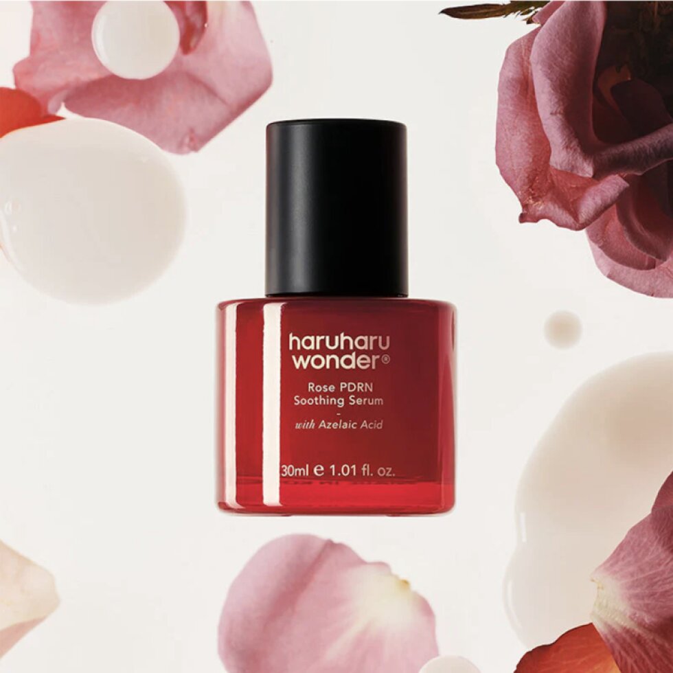 Haruharu WONDER - Rose PDRN Soothing Serum - Zklidňující sérum s PDRN - 30 ml
