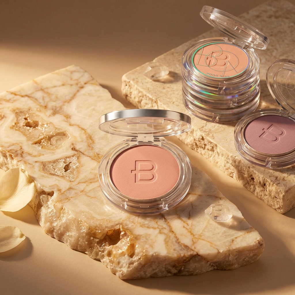 B.O.M. - Mood Flex Power Blush 02 Beige Rose - Pudrová tvářenka - 4,5 g