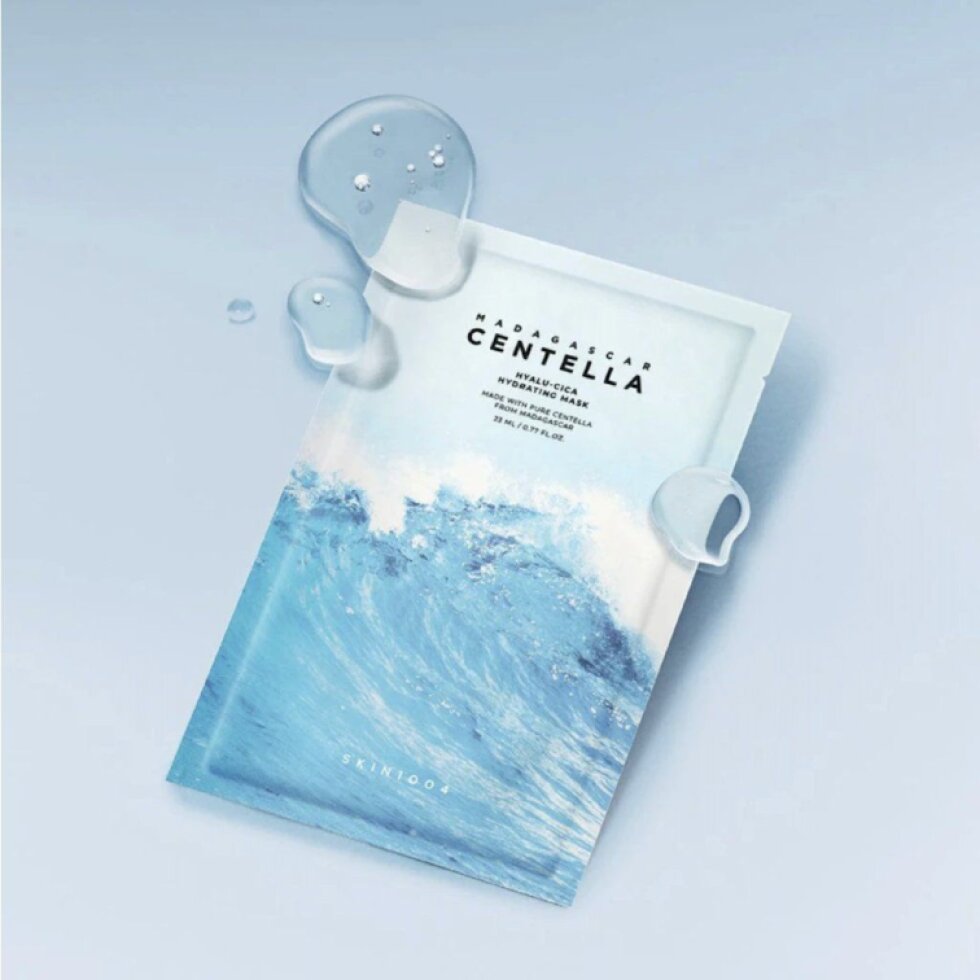 SKIN1004 - Madagascar Centella Hyalu-Cica Hydrating Mask - Hydratační, zklidňující plátýnková maska s centellou - 23 ml