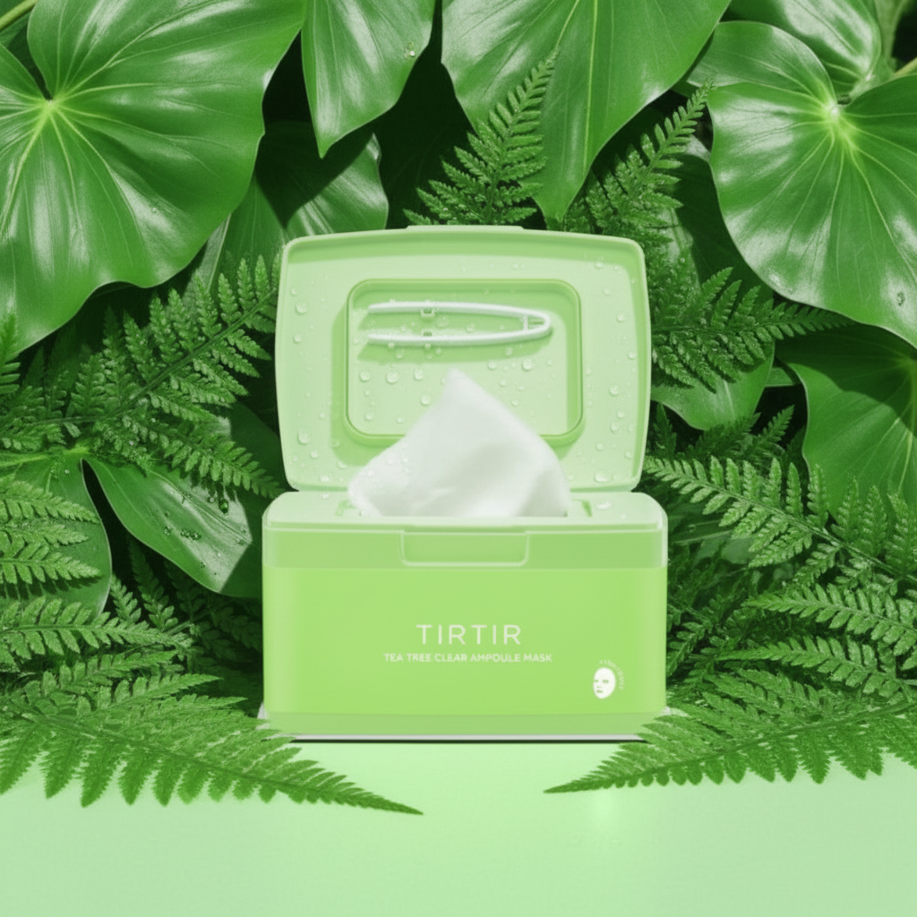 TIRTIR - Ampoule Mask - Pleťová maska s ampulí Tea Tree - 30 ks