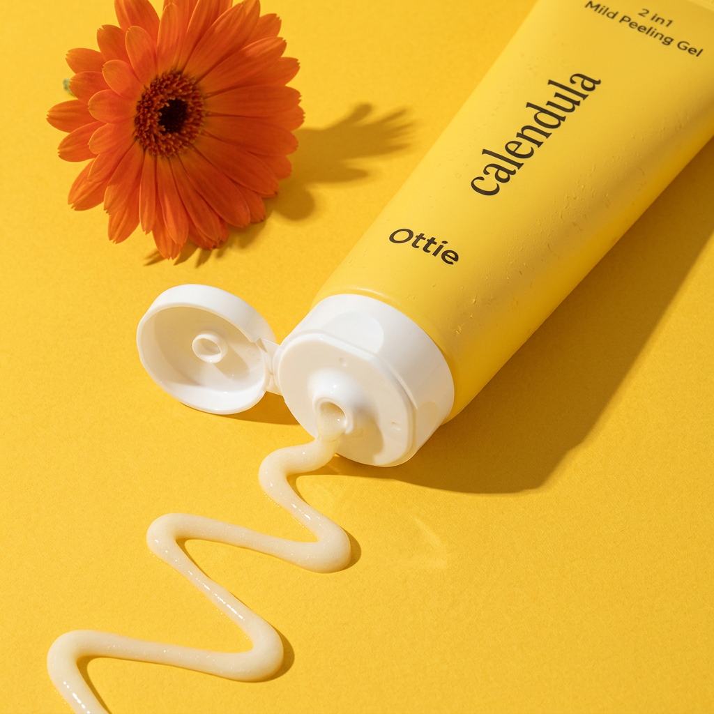 OTTIE - Calendula LHA Mild Peeling Gel - Jemný peelingový gel s měsíčkem a LHA - 120 ml