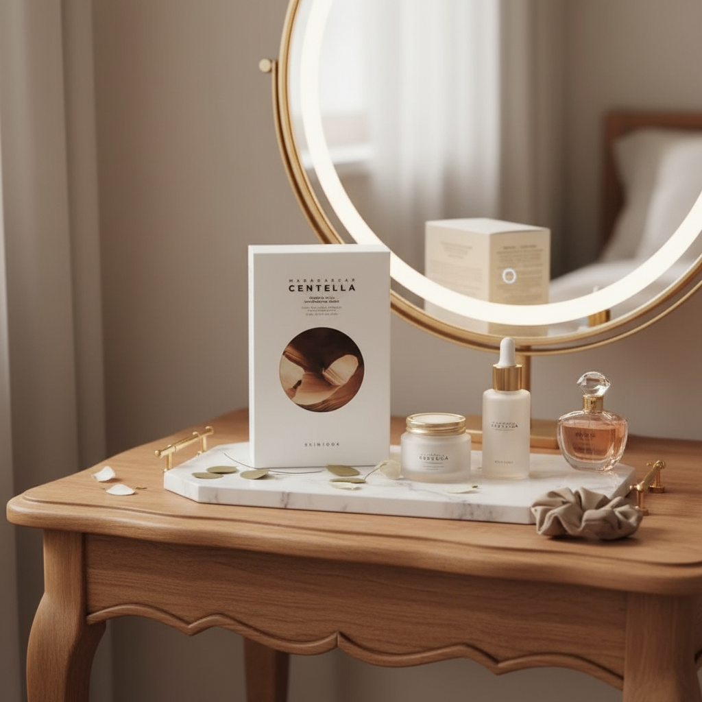 SKIN1004 - Madagascar Centella Probio-Cica Nourishing Mask - Zklidňující plátýnková maska s centellou a probiotiky - 22 ml