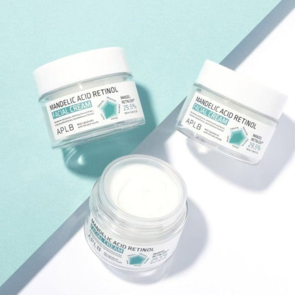 APLB - Mandelic Acid Retinol Facial Cream - Exfoliační krém s kyselinou mandlovou a retinolem - 55 ml