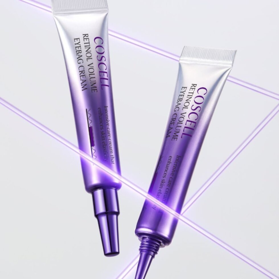 COSCELL - Retinol Volume Eye Bag - Oční krém na bázi retinolových mikrojehliček s okamžitým efektem - 10 ml