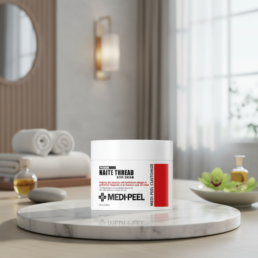 MEDI-PEEL - Premium Naite Thread Neck Cream 2.0 - Prémiový peptidový krém, vylepšená varianta - 100ml