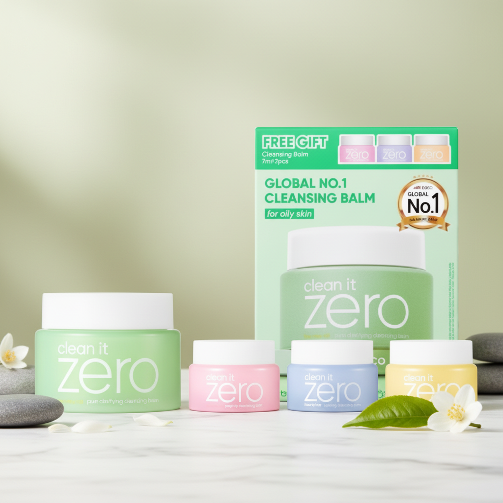 Banila Co - Clean It Zero Clarifying Balm SET - Odličovací balzám pro problematickou pleť SET - 100 ml + 3*7ml
