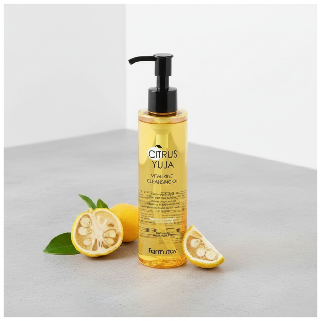 Farm Stay - Citrus Yuja Vitalizing Cleansing Oil - Rozjasňující odličovací olej - 200 ml