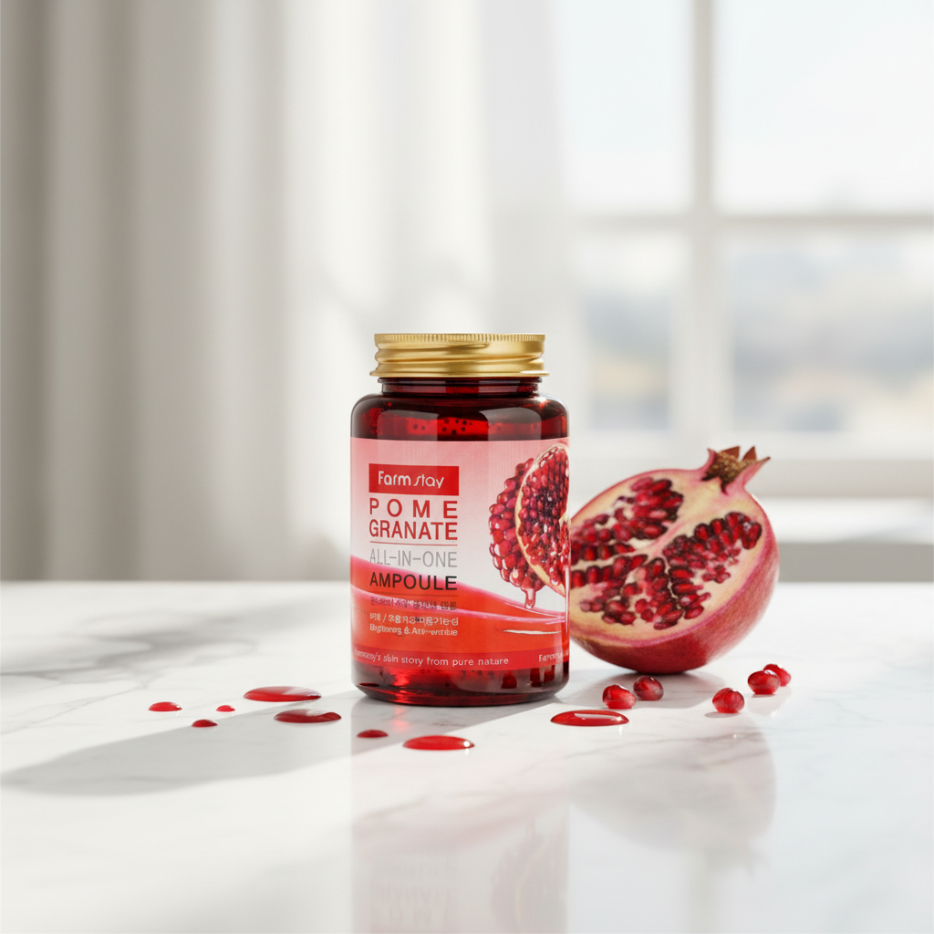 FARM STAY - Pomegranate All In One Ampoule - Ampulové sérum s extraktem z granátového jablka - 250ml