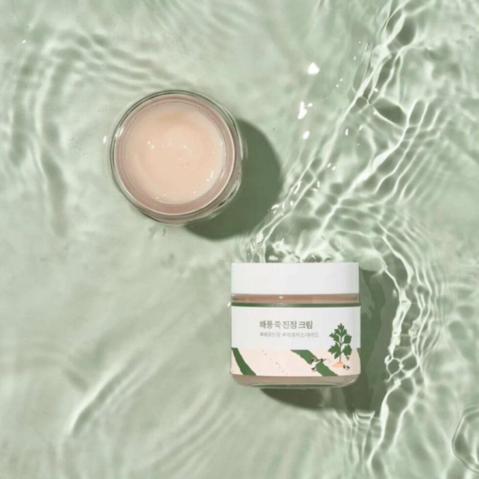 ROUND LAB - Mugwort Calming Cream - Výživný krém na obličej s pelyňkem - 80 ml
