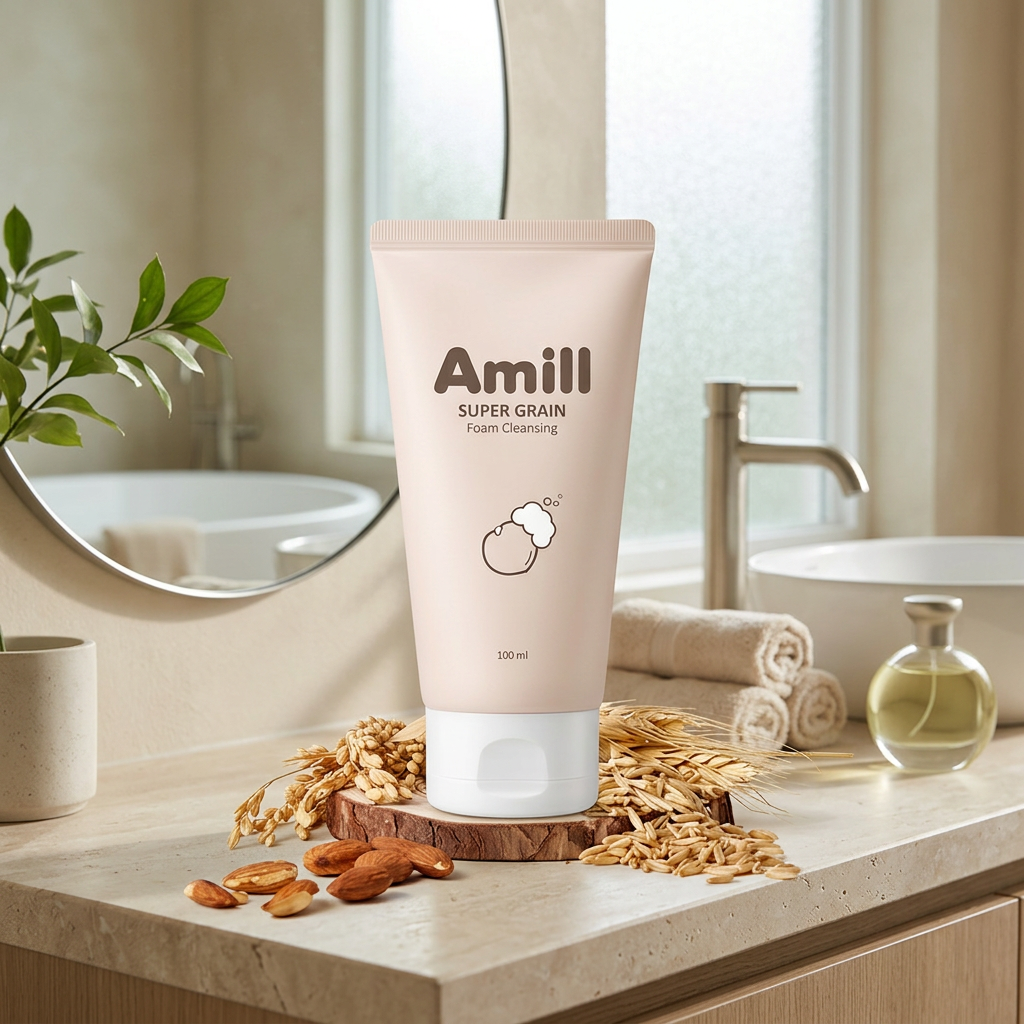 AMILL - Super Grain Foam Cleansing - Jemná čisticí pěna s extrakty z obilnin - 100 ml