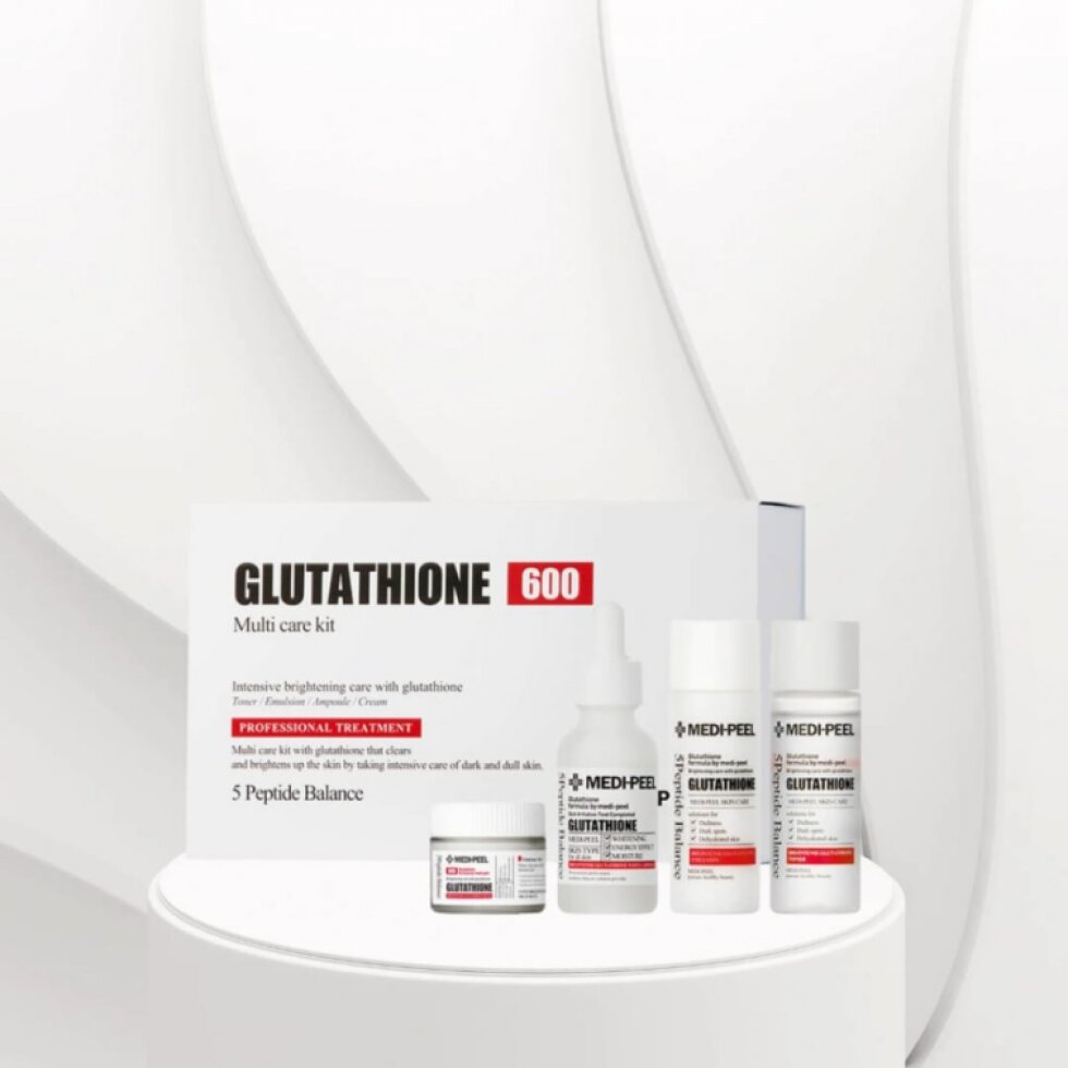 MEDI-PEEL - Glutathione Multti Care Kit - Sada produktů s rozjasňujícím účinkem proti pigmentovým skvrnám - 4 ks