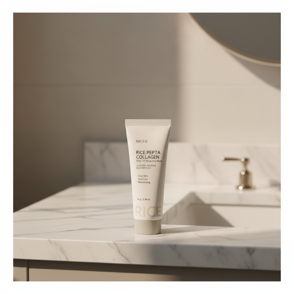 NACIFIC - Rice Pepta Collagen Peel-off Wrapping Mask - Slupovací maska s rýží, peptidy a kolagenem - 70g