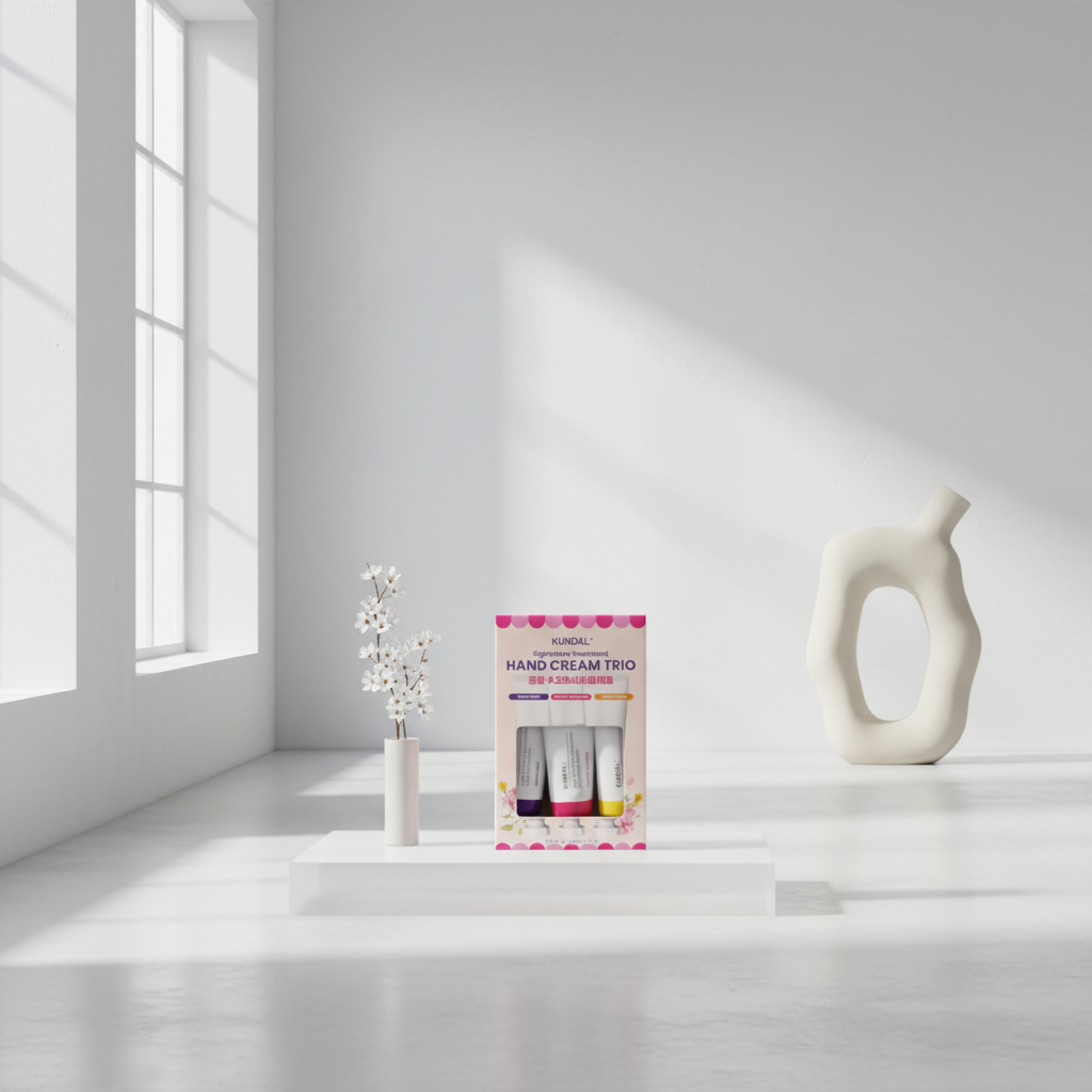 KUNDAL - Signature Perfumed Hand Cream Trio - Hydratační a vyživující krém na ruce - 3 x 50 ml