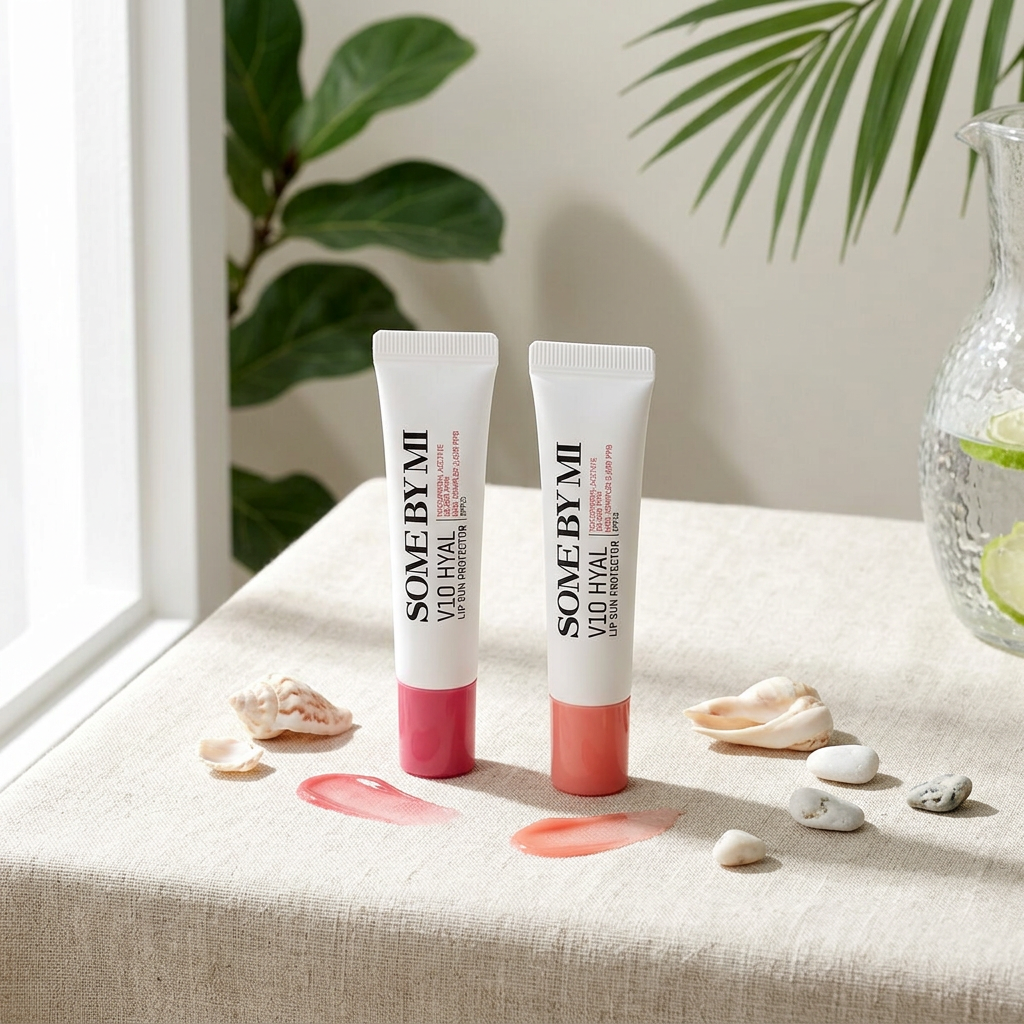 SOME BY MI - V10 HYAL Lip Sunprotection SPF15 - Ochranný balzám na rty s SPF15 odstín ROSSY - 7 ml