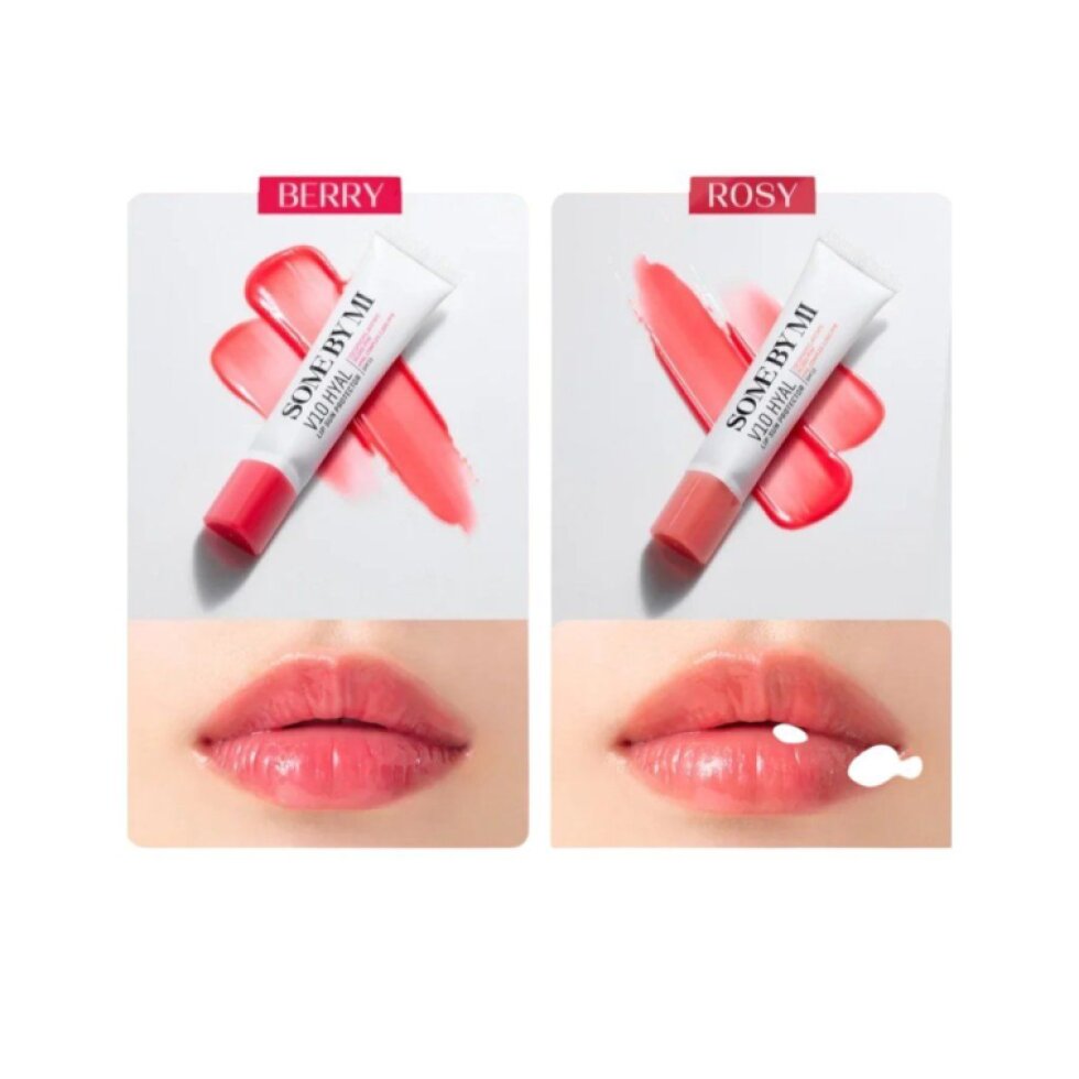 SOME BY MI - V10 HYAL Lip Sunprotection SPF15 - Ochranný balzám na rty s SPF15 odstín ROSSY - 7 ml