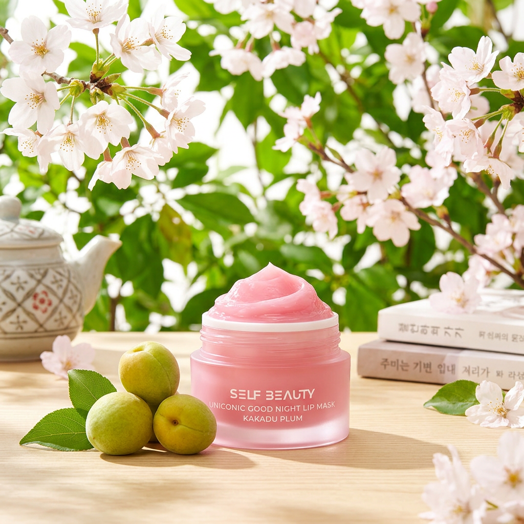 SELF BEAUTY - Uniconic Good Night Lip Mask Kakadu Plum - Noční maska na rty s kakadu švestkou - 14,5g
