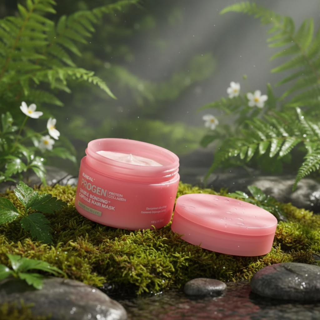 KUNDAL - Progen Double Bonding Capsule Hair Mask VIOLET MUGUET - Obnovující maska na vlasy - 180 ml