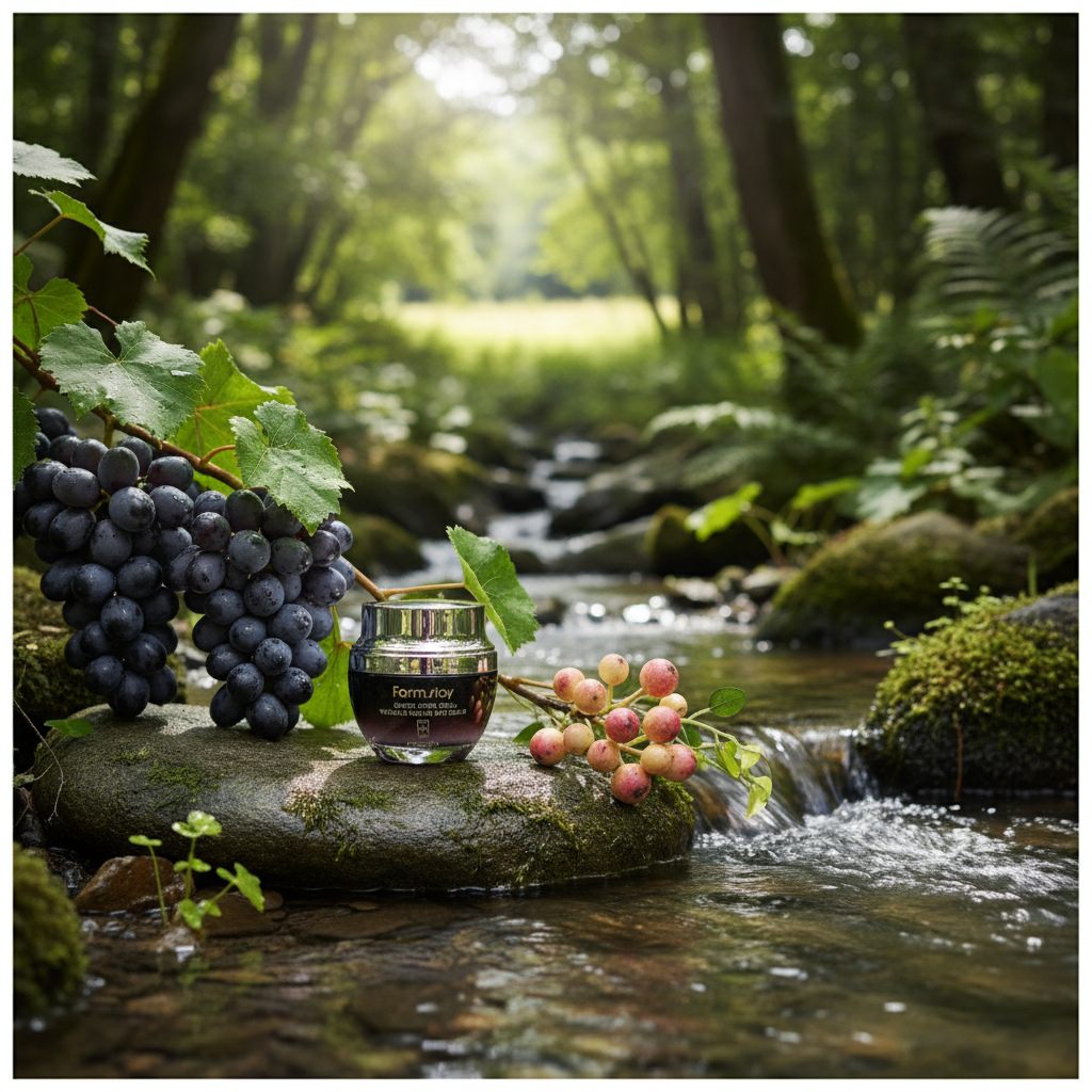 Farm Stay - Grape Stem Cell Wrinkle Reparing Eye Cream - Omlazující oční krém s hroznovými kmenovými buňkami - 50 ml