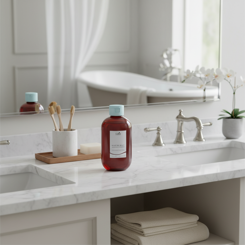 Lador - Root Re-Boot Awakening Shampoo Red Ginseng & Beer Yeast - Šampon proti vypadávaní vlasů s ženšenem a pivními kvasnicemi - 300 ml