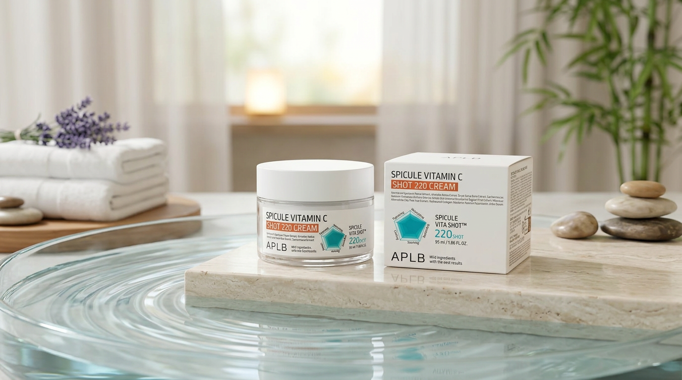 APLB - Spicule Vitamin C Shot 220 Cream - Mikrojehličkový krém s vitaminem C - 55 ml