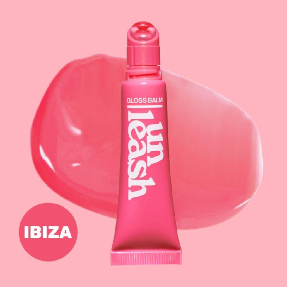 UNLEASHIA - Sunset Dazzle Gloss Balm IBIZA - Lesk na rty v odstínu IBIZA - 10 g